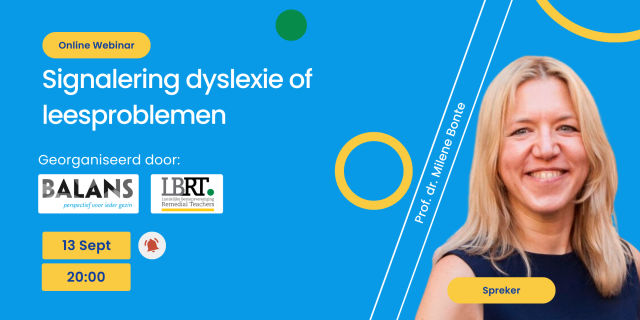 Dyslexie of leesproblemen - banner (Demo)
